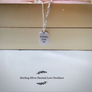 Sterling Silver Eternal Necklace